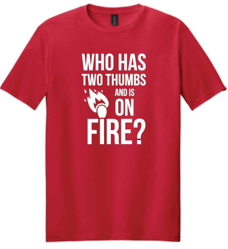 Two Thumbs Red Shirt