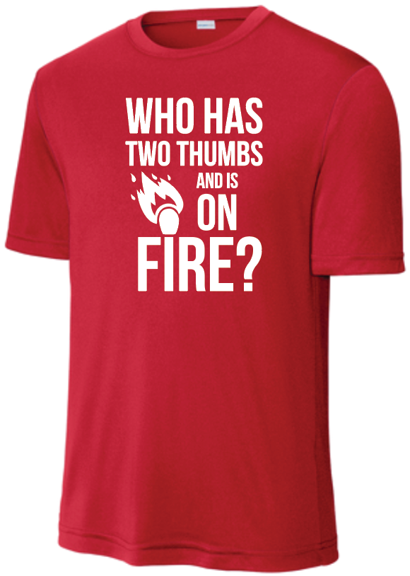 Two Thumbs Red Shirt